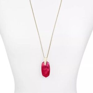 Kendra Scott Red Pendant Necklace